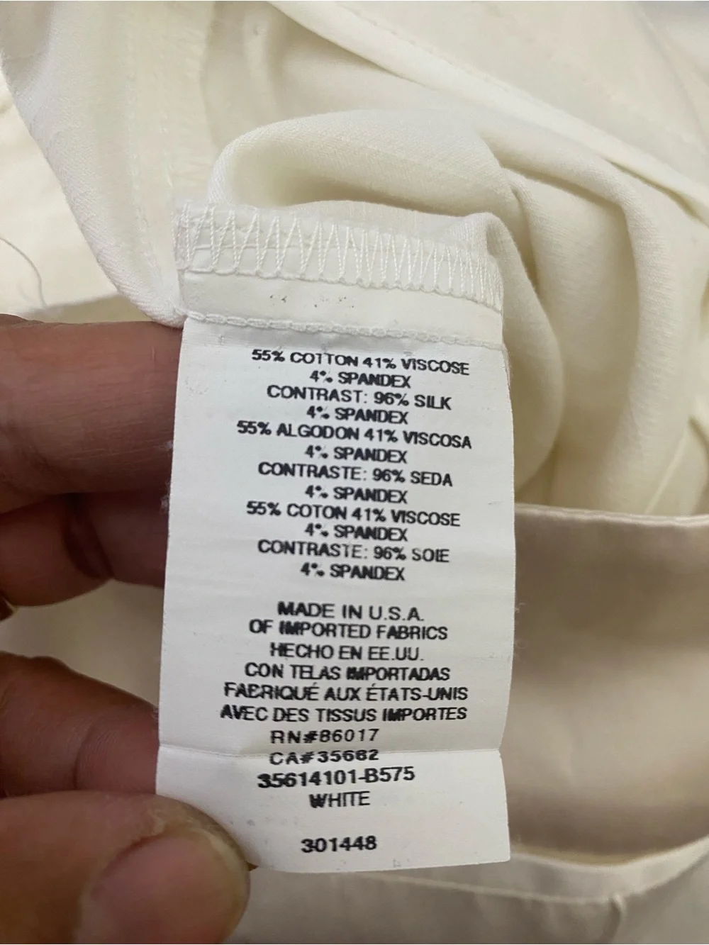 Vintage Bebe Low waist Pants Size 4 Off-white/cream Bootcut Silk Trouser US